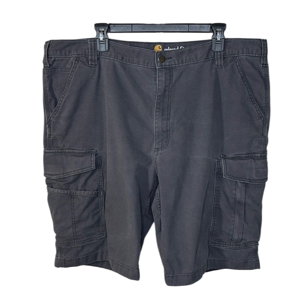 Carhartt Men's Relaxed Fit Cargo Shorts Charcoal | Size 42